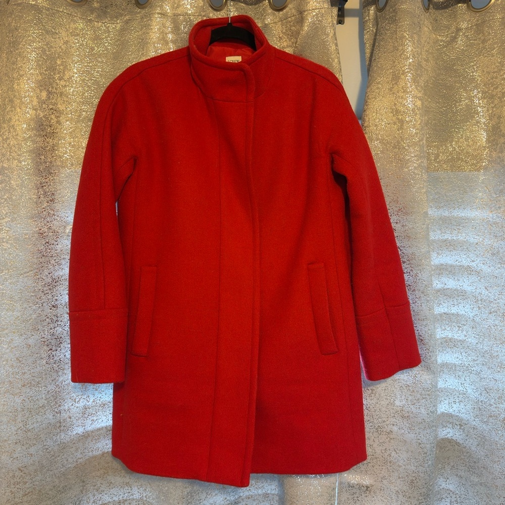 J.Crew Red City Coat